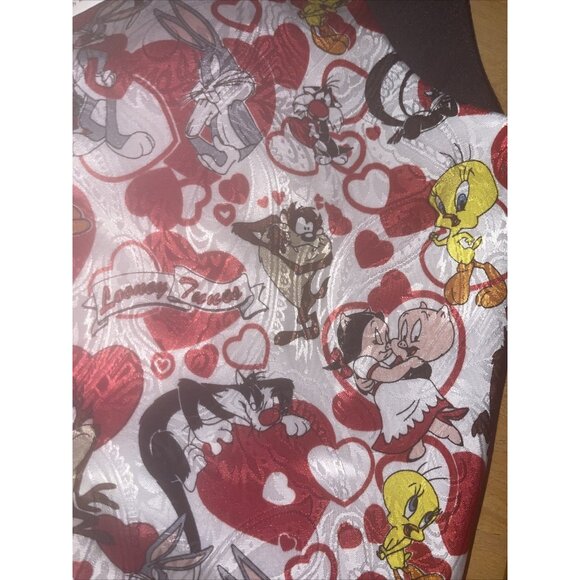 Looney Tunes Vest Valentines Day Cartoon Characters One Size Polyester - Picture 13 of 15